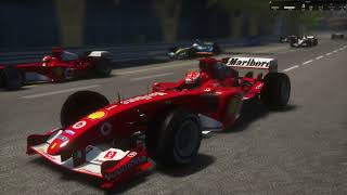 Assetto Corsa  Ferrari F2004  Surviving at Monaco [upl. by Eneryc77]