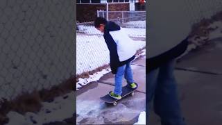 Eminem Abracadabra Street Winter Skateboarding SECRET Location [upl. by Fokos]