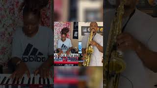 Sax amp Piano Duet of Gospel Hit shorts [upl. by Waly]