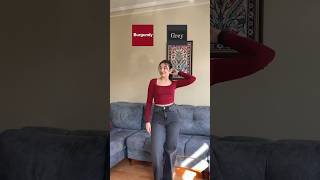 Tops  jeans🍒grwm collegeoutfits widelegjeans shortsfeed shorts shortsviral trending short [upl. by Reidar]