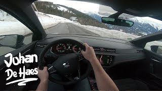 SEAT Arona FR 15 TSI 150 hp POV Test drive on mountain road [upl. by Odom70]