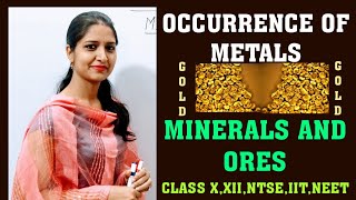 Occurrence of metalsLecture1MetallurgyMinerals and oresgeneral principles and extraction1012 [upl. by Farro]