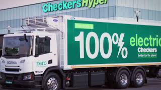 Shoprite Group steering into the future Introducing SA’s first heavyduty electric truck [upl. by Drazze]