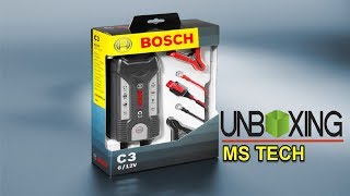 UNBOXING BOSCH C3 CAR amp BIKE CHARGER  MS TECH [upl. by Thurstan]