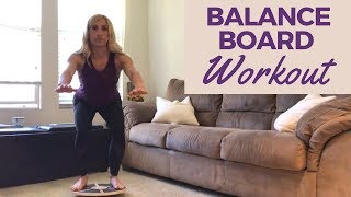 7 Balance Board Exercises  Full Body Workout  Renewal Fitness Coaching [upl. by Milla]