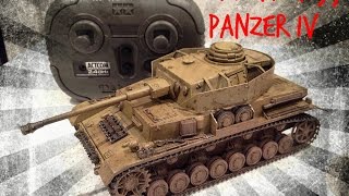 Tamiya 135 Panzer IV RC Tank Reveal amp Test Drive [upl. by Rehtse]