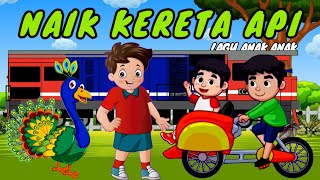 NAIK KERETA API❤LAGU ANAK INDONESIA TERPOPULER [upl. by Krenek653]