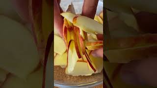 Apple Tart That Looks Like an Apple 🍎 Simple amp Delicious recipe appledessert [upl. by Nilyaj]