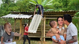 How to Make a Wooden Pig Pen  Breathable Pig Pen amp Bamboo Fence Around  Pig farm construction [upl. by Creath]