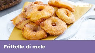 FRITTELLE DI MELE SEMPLICI facili e veloci [upl. by Adine]