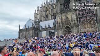 Schottland  Schweiz Schottische Fans übernehmen Köln EURO 2024 Scotland  Switzerland Scotland Fans [upl. by Khalid478]