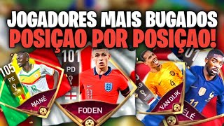 JOGADORES MAIS BUGADOS DO FIFA MOBILE 23  ATUALIZADO POSIÇÃO POR POSIÇÃO 😉👏 SÓ CARTA BRABA [upl. by Ailat911]