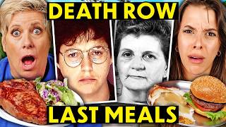 Trying Death Row Last Meals Ladies Edition  People vs Food [upl. by Akirdnahs380]