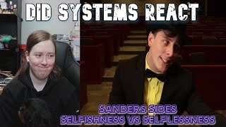 DID Systems React to Sanders Sides quotSelfishness vs Selflessnessquot Part 2  Jayden feat Onyx [upl. by Shaun134]