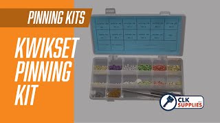 Kwikset rekeying  Pinning kit from clksuppliescom [upl. by Euqinitram]