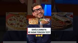 Danilo Zannaya Türklük Testi 😅 yemekcom danilozanna komikvideolar italya yemek komedi shorts [upl. by Noelc]