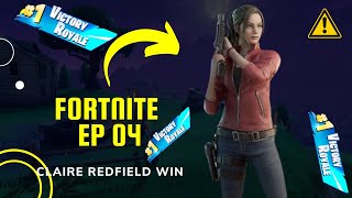 FIZ 20 KILL EM UMA PARTIDA CLAIRE REDFILD WIN  Fortnite [upl. by Shing]