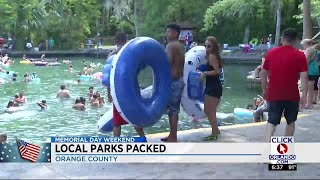 Central Floridians soak up Memorial Day sun at local parks [upl. by Terces]