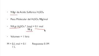 Cálculo de Normalidad y Molaridad Soluciones Química General [upl. by Seugram838]