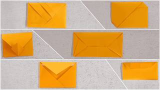 6 Easy Origami Envelope Making  Paper Envelope Making Without Glue And Scissor  DIY Paper Envelope [upl. by Roselle428]