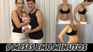 Gravidez Mês a Mês Evolução da Barriga [upl. by Eeslek467]