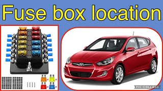 The fuse box location on a 2017 Hyundai Accent [upl. by Myer]