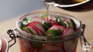 Spicy Pickled Radishes  Cooking  Tasting Table [upl. by Azmuh]