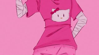 Dazai in hello kitty pajamas speedpaint‼️‼️‼️‼️ [upl. by Marley621]