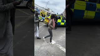 Serious incident on Kilburn High Road Thursday 25 April walkwithro [upl. by Ahseinet]