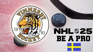 NHL 25 BE A PRO SPECIAL2 Jämn match mot Östersunds IK  Svenska [upl. by Lekar174]