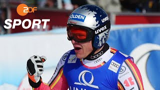 Thomas Dreßen schreibt mit Abfahrtssieg in Saalbach Geschichte  SPORTextra  ZDF [upl. by Aerol]