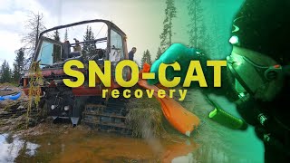 Snowcat Recovered 18Months After Falling Through Ice [upl. by Essa]