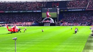 Opendag Feyenoord 2015 Rentree Dirk Kuyt 4K [upl. by Nooj]