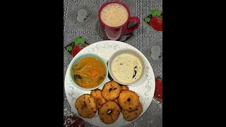 Uzhunnu Vada Malayalam Recipe  Kerala Style Paradise [upl. by Zachery]