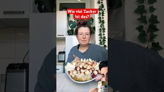 Wie viel ZUCKER ist das😱 abnehmen gesundessen frauen whatieatinaday vegan [upl. by Adirem295]