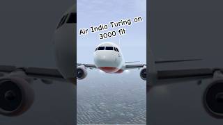 Air India Flying flighsimulator aviation airindia youtubeshorts trending fly landing takeoff [upl. by Adirf]