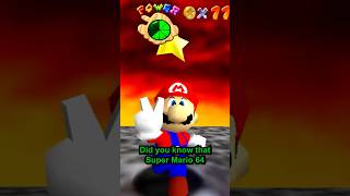 Did you know that Super Mario 64 [upl. by Kroy22]