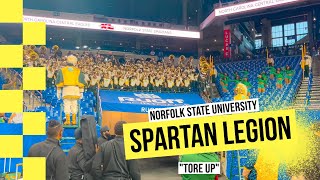 Norfolk State University  Spartan Legion  quotTore Upquot Must Watch [upl. by Anuahs483]