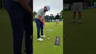 I gave a tour pro the minus loft putter that sound 😂🔊 [upl. by Sidon]