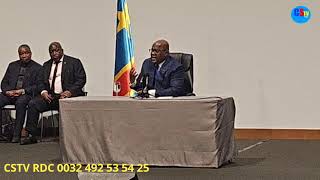 FELIX TSHISEKEDI A BRUXELLES SALLE PLEINE BETON [upl. by Vidovic422]