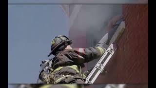 Chicago fire Severide jumps from a three story building Stella and Severide [upl. by Enyalaj]