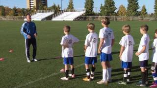 Soccer Training  Warm Up Drills 1 [upl. by Annayi]