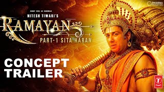 RAMAYANA  OFFICIAL TRAILER Ranbir Kapoor Lara Dutt Sunny DeolSai Pallavi Nitesh TiwariConcept [upl. by Asinla]