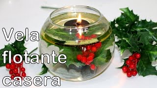 Cómo hacer velas flotantes con tapones de botella [upl. by Tellford]