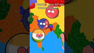 World in Parallel Universe Countries in a Nutshell shorts countryballs country nutshell [upl. by Nosinned]