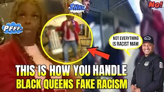 Young Black QUEEN RACIAL TIRADE At Laundromat Gets Wild After Her Race Card Gets Declined [upl. by Nosmoht]