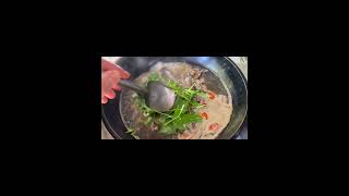 Cooking fish stew stir fried ground beef amp boiled crabs food shortsvideo youtubeshorts shorts [upl. by Dwight]