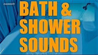 8 Hours Bath and Shower Sounds  Continuous Running Water  Bath Filling Ambient Sleep Sounds [upl. by Akined]