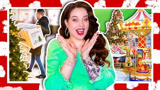 EEN KERSTBOOM UITZOEKEN VAN CRANENBROEK amp INTRATUIN SHOPPEN EN PAKKETJES OPENEN 🎄VLOGMAS 3 [upl. by Gretna164]