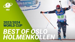 Biathlon World Cup Oslo Holmenkollen 2024  Best Moments [upl. by Enilarac835]